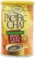Pacific Chai Decaffeinated, Spice Chai Latte Mix, 10-Ounce Canisters (Pack of 6)