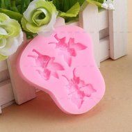Yosoo Letter Flag Bunting Silicone Fondant Mold Cake Decorating Chocolate Mould Baking N27
