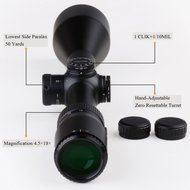 Hunter Rifle Scope Discovery Optical V-z 4.5-18x44sf Mil-dot Reticle Side Parallax with Side Focal for Hunting... N25