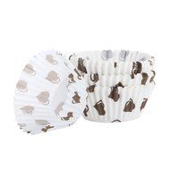 Crystallove 600pcs Random Colorful Paper Cupcake Liners Muffin Cups Baking Wrappers (Top Size2.5"x600pcs) N9