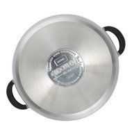 Circulon Momentu Stainless Steel Nonstick 4-Quart Covered Casserole with Locking Straining Lid N5