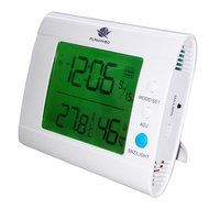 SH100 White Indoor Thermometer and Hygrometer with Calendar N4