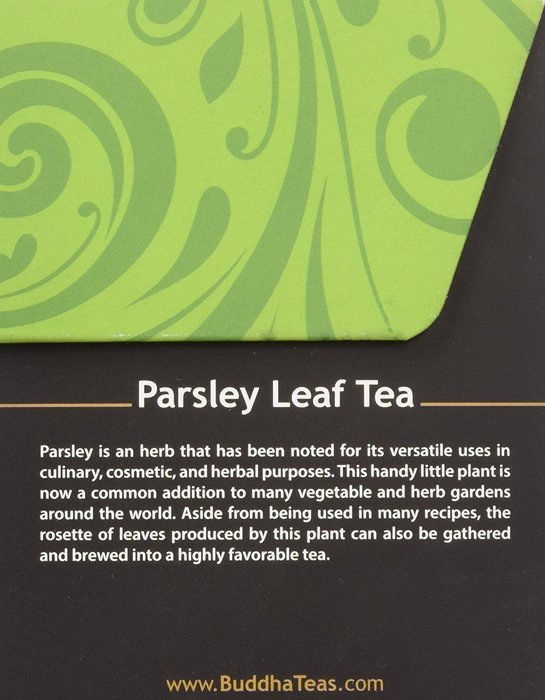Parsley Leaf Tea - Organic Herbs - 18 Bleach Free Tea Bags N2