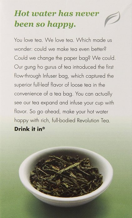 Revolution Tea Organic Green Tea, 30 Count N2