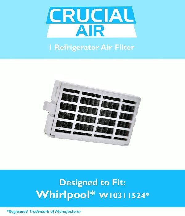 Refrigerator Air Filters fits Whirlpool Air1 Fresh Flow Compare to Part # W10311524, 2319308 & W10335147, Designed...