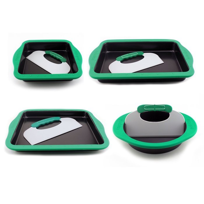BergHOFF Perfect Slice 8PC Silicone Sleeve Set, , Gray