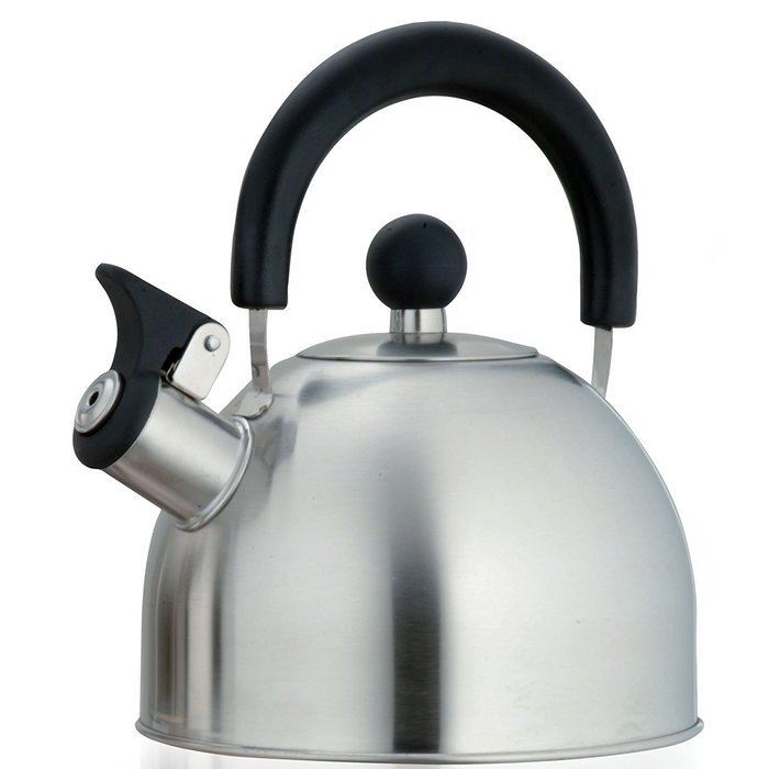 Creative Home 72214R Simplicity Brushed Stainless Steel Tea Kettle, 1.5-Quart N2