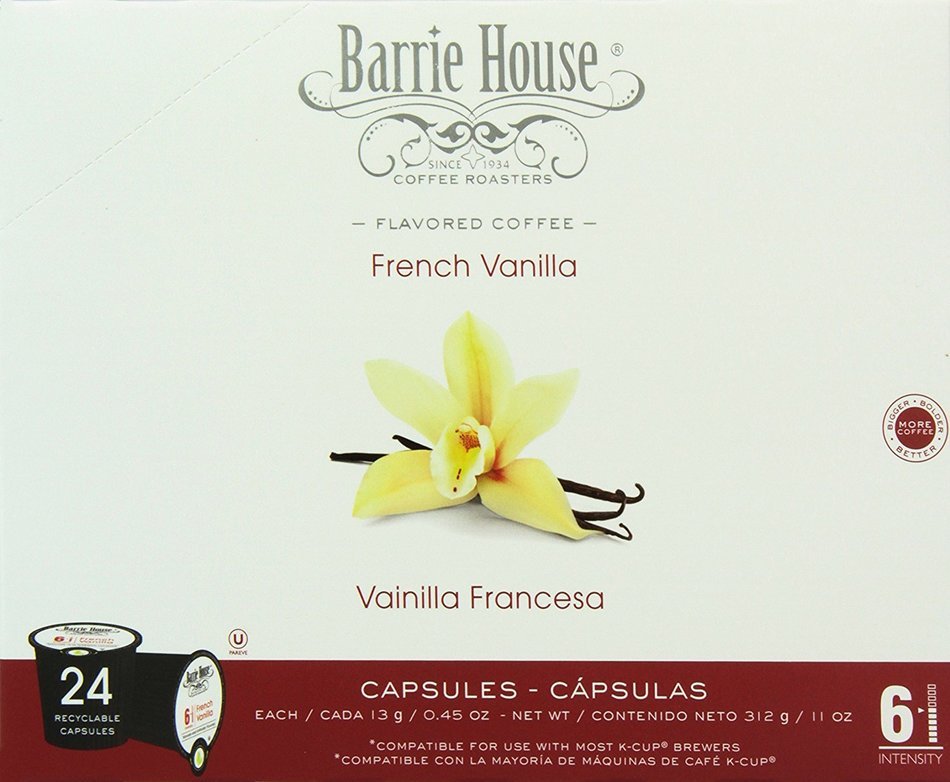 Barrie House French Vanilla Single Cup Capsules, 96 Count N3