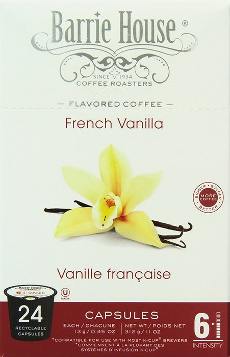 Barrie House French Vanilla Single Cup Capsules, 96 Count N4