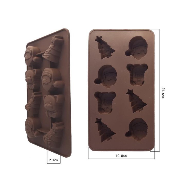 Christmas Trees Type Silicone Cake Chocolate Mold Jelly Mold Cake Moulds N2
