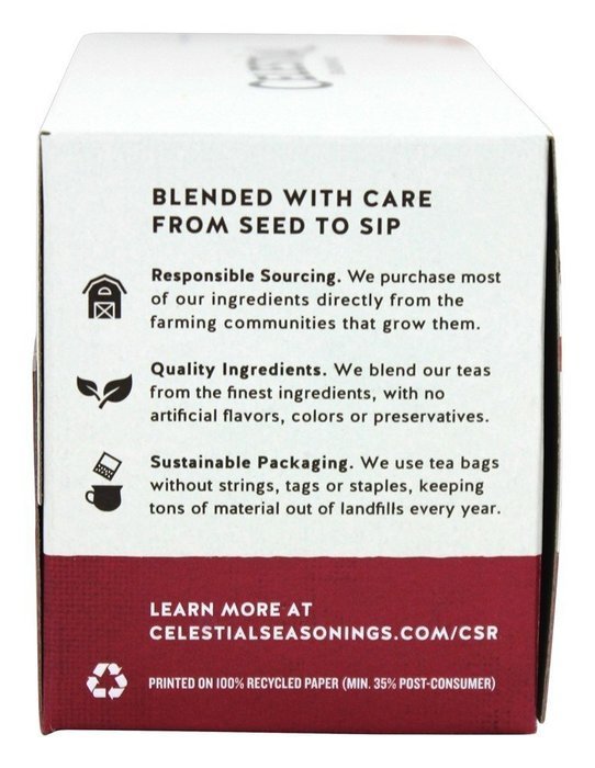 CELESTIAL SEASONINGS TEA CRNBRY VNLA, 20 BG N4