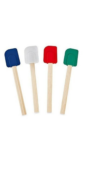 8-Piece Multicolor Plastic Mixing Bowl and Measuring Set with 4 Piece set of Heat Resistant Spatulas and Nonstick... N3