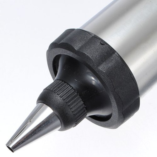 "Metal Cake Decorating Pastry Icing Piping Gun 4 Nozzle Tip Set" shopping N5