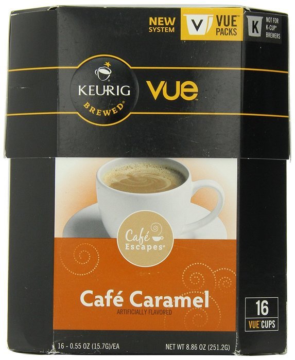 Cafe Escapes Cafe Caramel Vue Pack 16 count