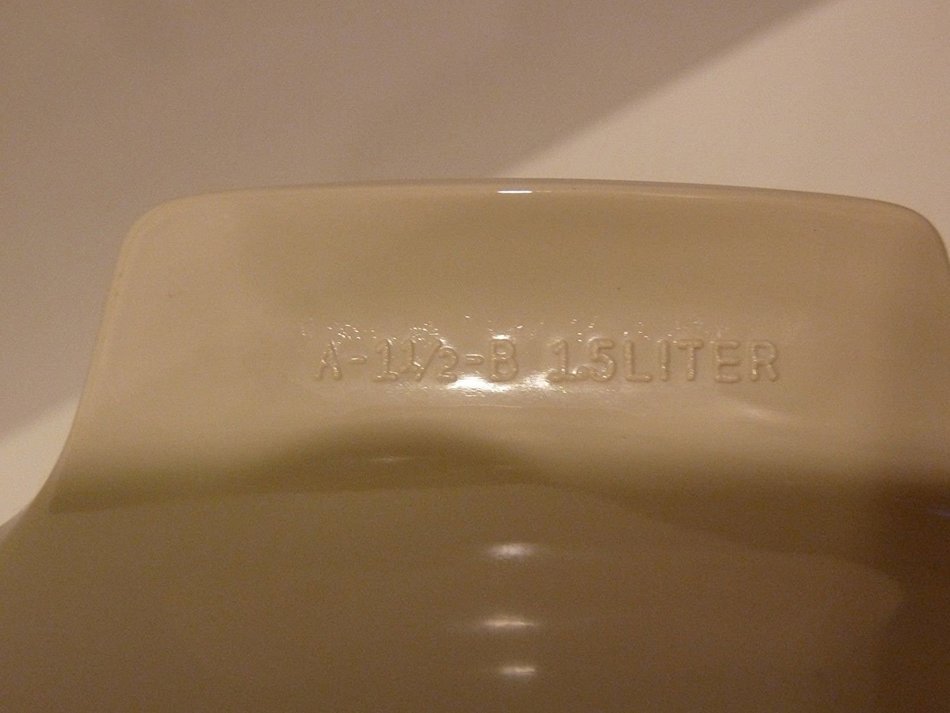 Bake Ware / Serve Ware, Vintage Corning Ware A-1 1/2-B "Symphony", Casserole Baking Dish N4