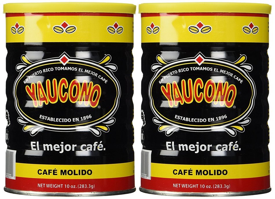 Cafe Yaucono Ground Coffee 10oz Can - Pack 2