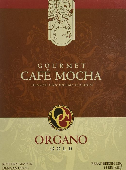 2 Boxes of Organo Gold Ganoderma Gourmet - Gourmet Cafe Mocha (15 sachets per box)