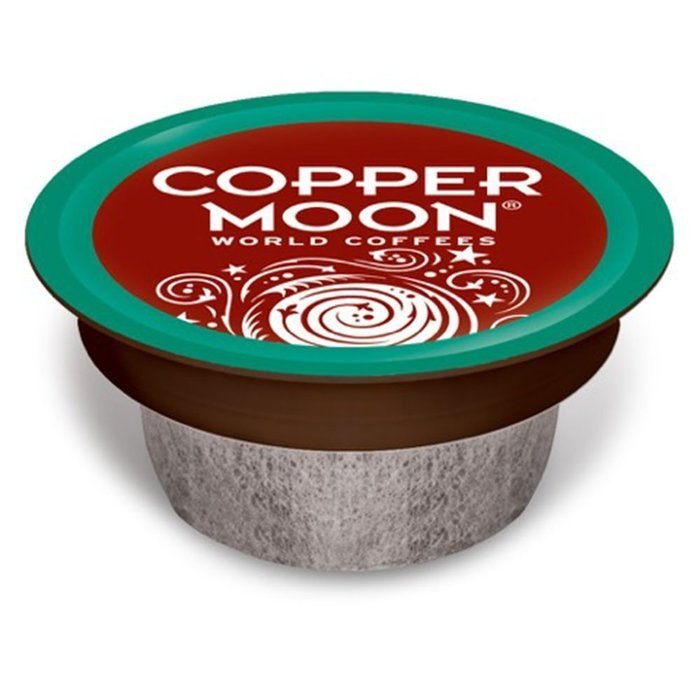 Copper Moon Coffee Fairtrade Organic Rain Forest Reserve Single Cup 100% Compostable, Dark Roast, 10 Count for... N2