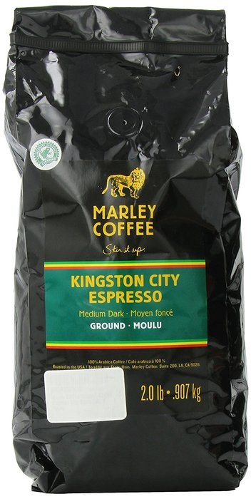 Marley Coffee, Organic Whole Bean Coffee, One Love, 2 Pound N11