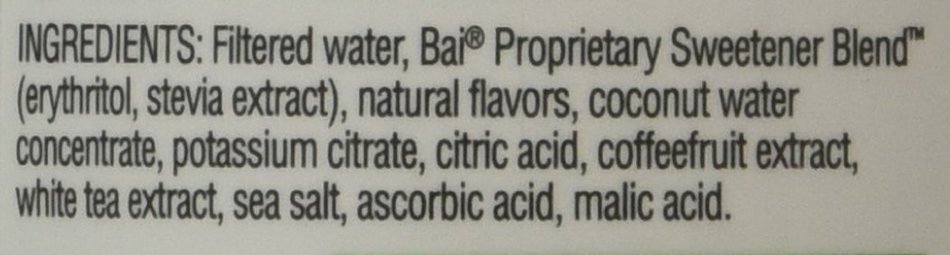 Bai Cocofusion Andes Coconut Lime, Antioxidant Infused Beverage, Cocofusion Andes Coconut Lime, 18 Ounce (Pack... N3