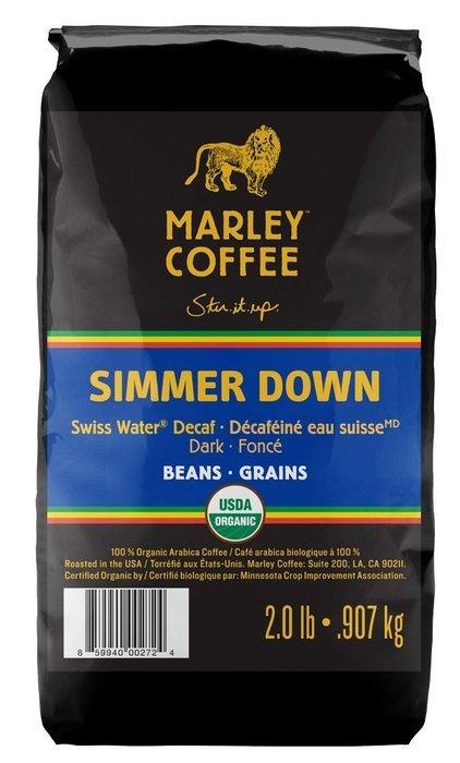 Marley Coffee, Organic Whole Bean Coffee, One Love, 2 Pound N21