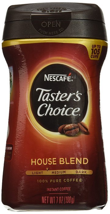 Nescafe Taster's Choice Instant House Blend Coffee, 7 Ounce Glass Bottle (Pack of 3)