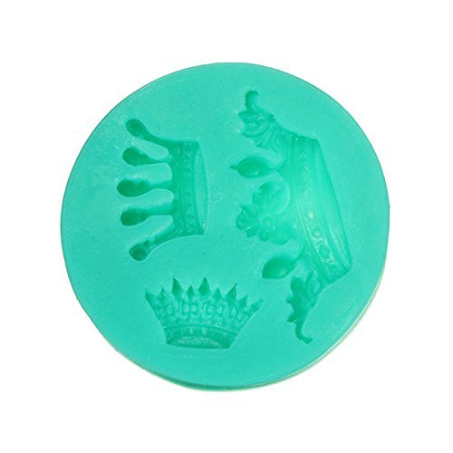 "DIY Crown Baking Mold Silicone Fondant Cake Decorating Mould" shopping