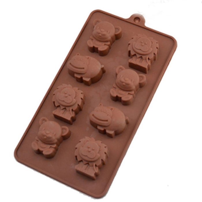 1 X 8 Even animal Silicone Baking Mould Cake Molds