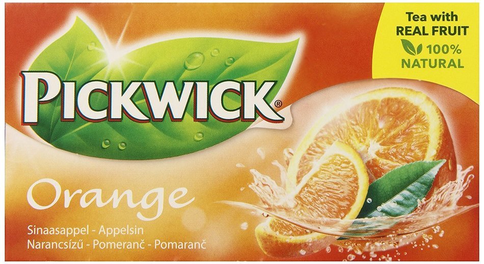 Pickwick Orange 20 tea bags per Pack, (Pack of 6) N2