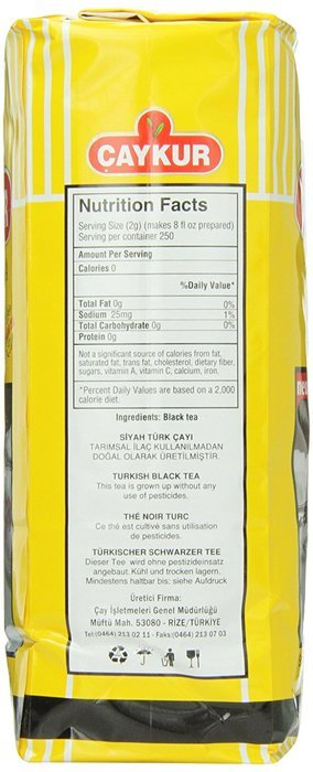 Caykur Black Tea, Rize, 17.6 Ounce N2