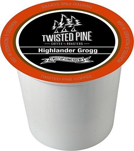 Twisted Pine Coffee Highlander Grogg, Flavored Coffee, Single-Serve Cups for Keurig K-Cup Brewers, 12 Count N2