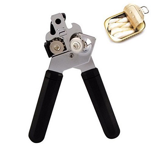 ASDOMO Heavy Duty Chrome Can Opener Stainless Steel Kitchen Restaurant Craft 1PCS