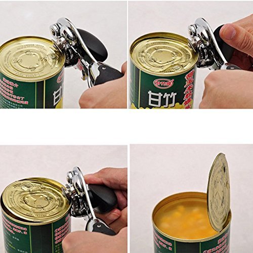 ASDOMO Heavy Duty Chrome Can Opener Stainless Steel Kitchen Restaurant Craft 1PCS N2