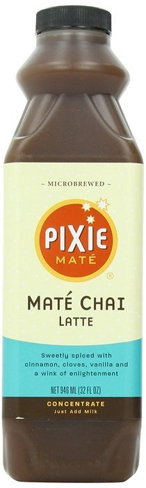 Pixie Mate, Mate Chai Latte, 32-Ounce (Pack of 6)