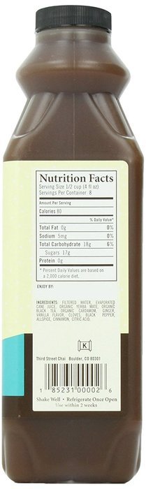 Pixie Mate, Mate Chai Latte, 32-Ounce (Pack of 6) N2