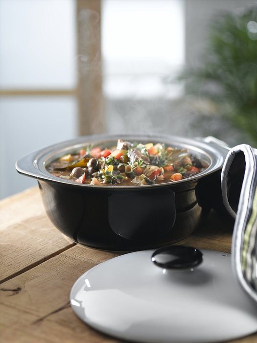Denby Jet 3-3/4-Pint Casserole Dish N2