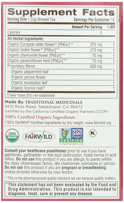Traditional Medicinals Organic Cold Care PM - 16 ct N2