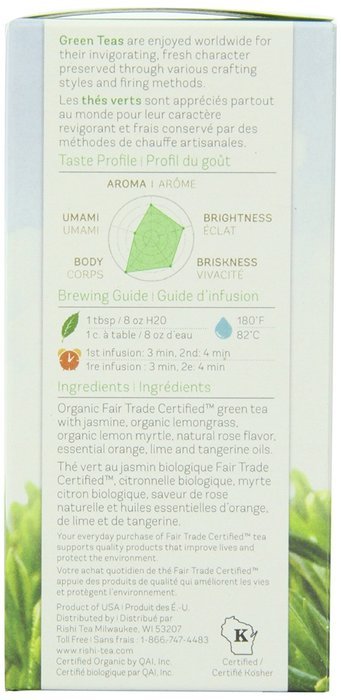 Rishi Tea Organic Orange Blossom Loose Leaf Tea, 1.94 Ounces Tin N2