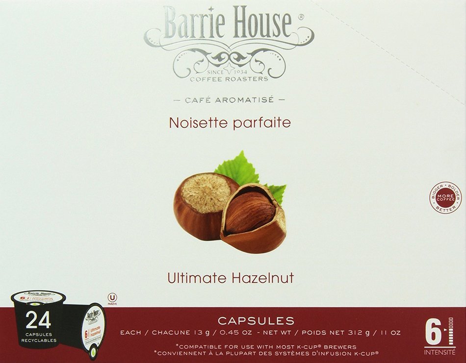 Barrie House Ultimate Hazelnut Coffee, 96 Count N3