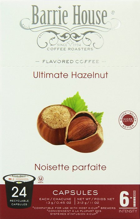 Barrie House Ultimate Hazelnut Coffee, 96 Count N4