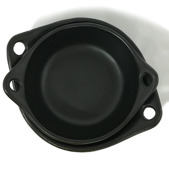 Black Clay, La Chamba Round Pot without Lid - Small - 1.5 qts N3