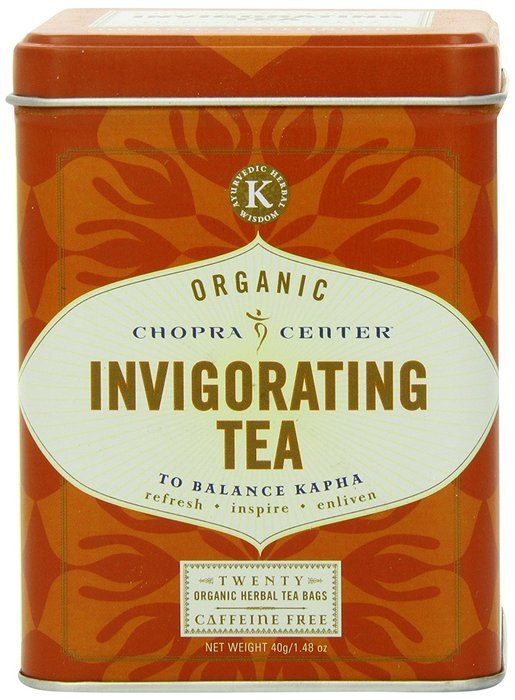 Harney and Sons Chopra Organic Tea Sachets, Invigorating Tea, 20 Count, 1.48 oz