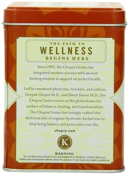 Harney and Sons Chopra Organic Tea Sachets, Invigorating Tea, 20 Count, 1.48 oz N4