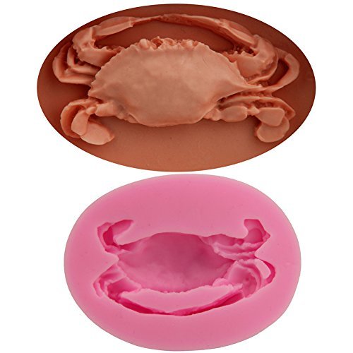 Mr.S Shop 3D Portunus Silicone Mold Soap Cake Mold Cookie Chocolate Mold DIY Tools, Small Size