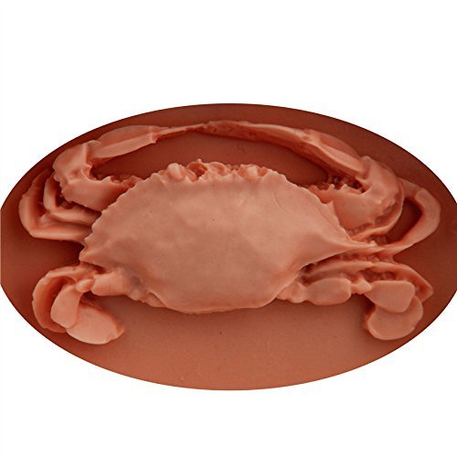 Mr.S Shop 3D Portunus Silicone Mold Soap Cake Mold Cookie Chocolate Mold DIY Tools, Small Size N2