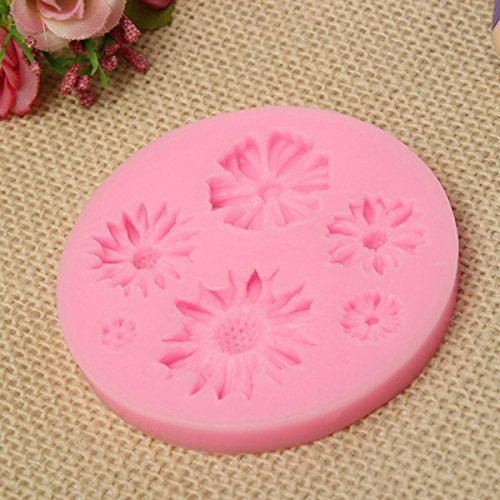 "Silicone Flower Mold Cake Decorating Chocolate Sugar Craft Mould" shopping N6