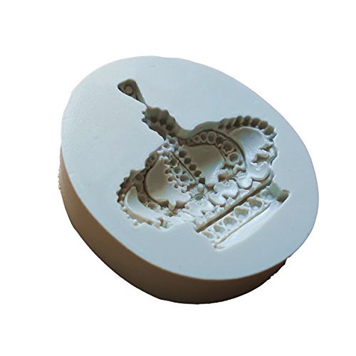 "New 3D Beautiful Crown Silicone Cake Chocolates Soap Mold Fondant Mould Decoration" shopping
