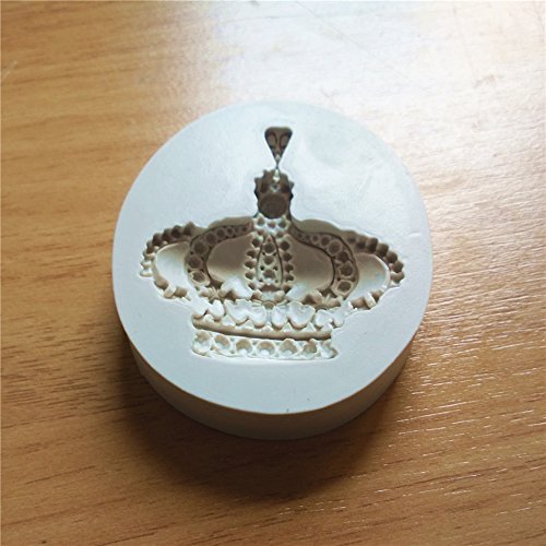"New 3D Beautiful Crown Silicone Cake Chocolates Soap Mold Fondant Mould Decoration" shopping N3