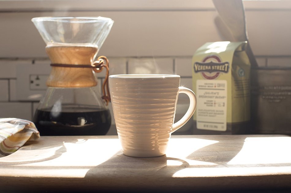 Verena Street Coffee Julien's Breakfast Blend, whole bean medium roast, 2LB (32oz.), Rainforest Alliance Certified... N4