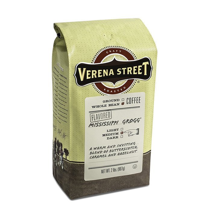Verena Street Coffee Julien's Breakfast Blend, whole bean medium roast, 2LB (32oz.), Rainforest Alliance Certified... N7